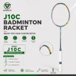 multicolor badminton racket