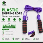 Purple plastic skipping rope product